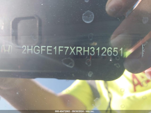 Honda CIVIC EX 2024 2HGFE1F7XRH312651 Image 17