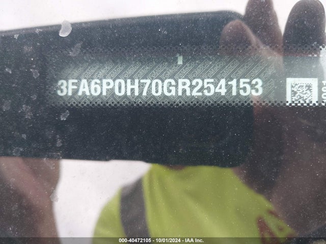 Ford FUSION SE 2016 3FA6P0H70GR254153 Image 9