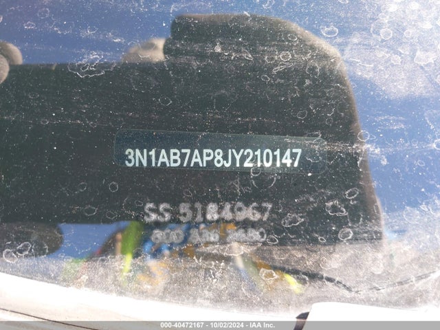 Nissan SENTRA S 2018 3N1AB7AP8JY210147 Image 9