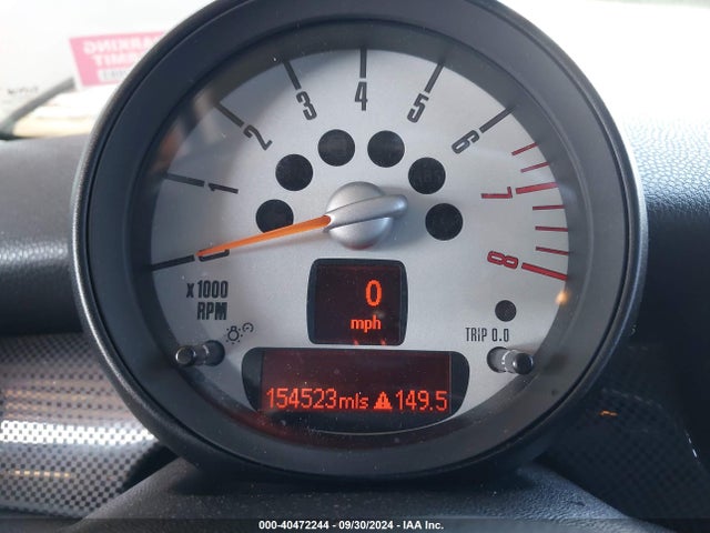 Продажа на аукционе авто 2011 Mini Cooper S, vin: WMWSV3C59BTY12009, номер лота: 40472244
