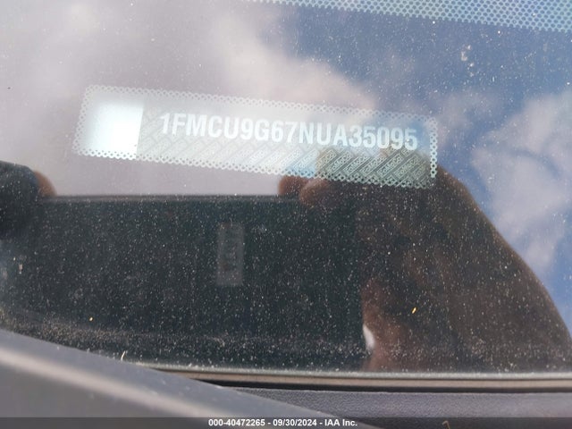 Ford ESCAPE SE 2022 1FMCU9G67NUA35095 Image 9