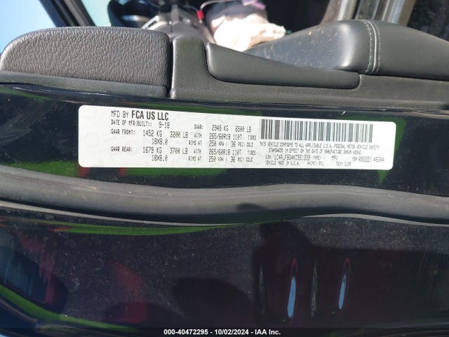 1C4RJFBG4KC551339 Jeep Grand Cherokee Limited 4x4