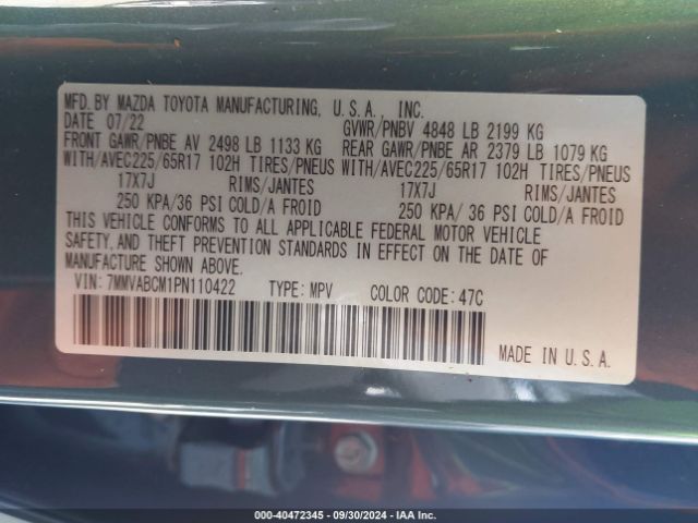 7MMVABCM1PN110422 Mazda Cx-50 2.5 S Preferred Plus