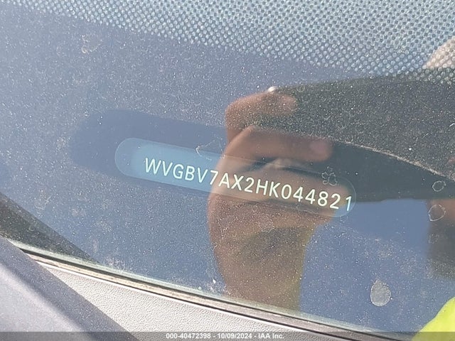 WVGBV7AX2HK044821 Volkswagen Tiguan 2.0t/s