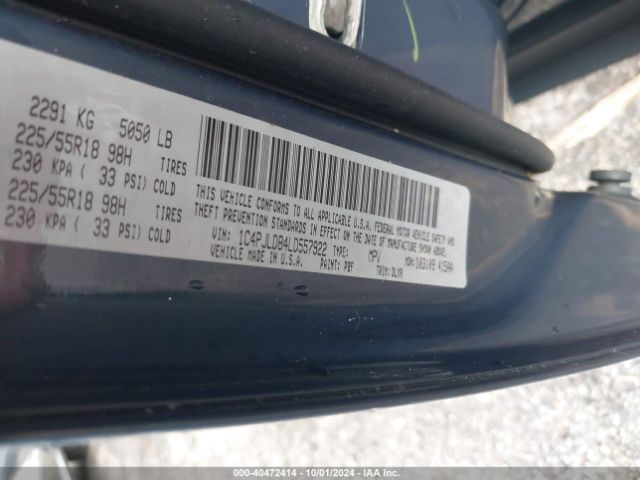 1C4PJLDB4LD557922 Jeep Cherokee Limited Fwd