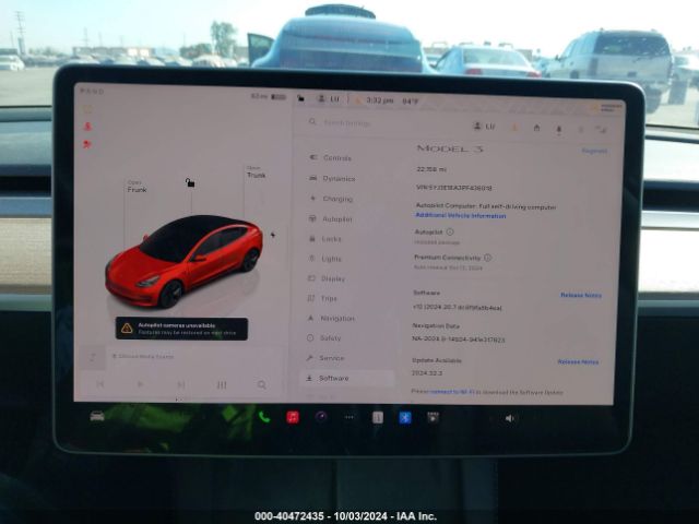5YJ3E1EA3PF436018 Tesla Model 3 Rear-wheel Drive