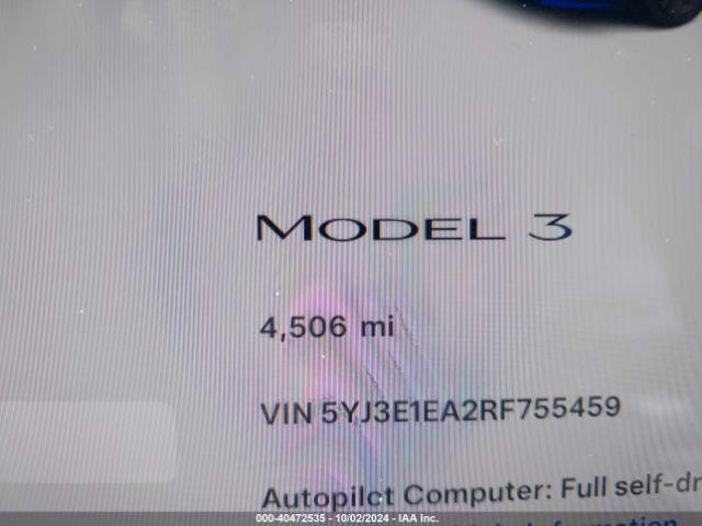 2024 TESLA MODEL 3 5YJ3E1EA2RF755459 Photo 6