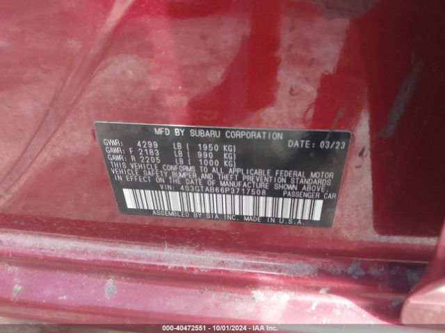 4S3GTAB66P3717508 Subaru Impreza Base 5-door