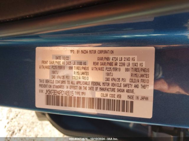 JM3KFBEM4P0146515 Mazda Cx-5 2.5 S Premium Plus