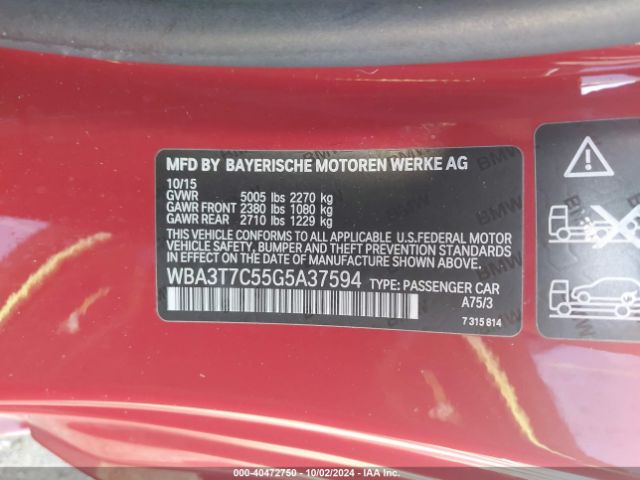 WBA3T7C55G5A37594 BMW 435i Xdrive