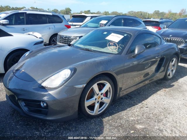 2014 PORSCHE CAYMAN WP0AA2A84EK173338 Photo 1