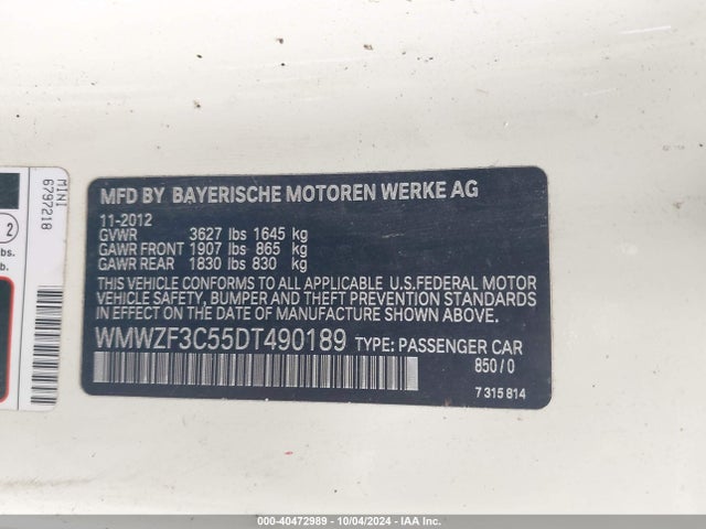 2013 MINI CLUBMAN WMWZF3C55DT490189 Photo 8