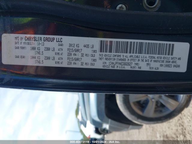 1C4NJPFA4ED662627 Jeep Patriot High Altitude