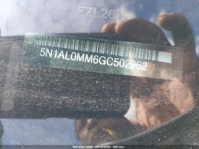5N1AL0MM6GC502962 Infiniti QX60