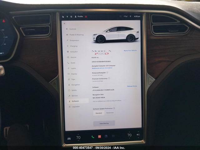 2017 TESLA MODEL X 5YJXCBE40HF055803 Photo 6