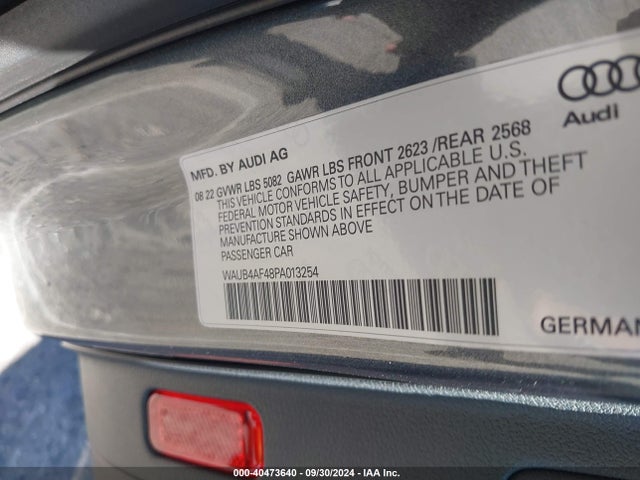 WAUB4AF48PA013254 Audi S4 Premium Plus Tfsi Quattro Tiptronic