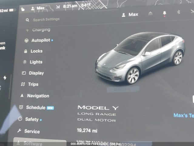 7SAYGDEE5NF402294 Tesla Model Y Long Range Dual Motor All-wheel Drive