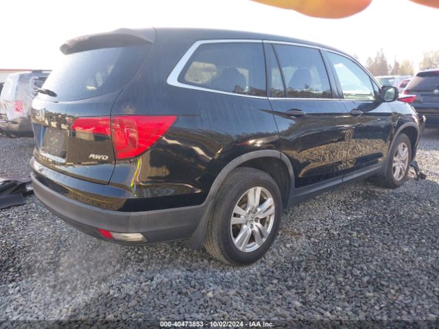 5FNYF6H14GB046461 Honda PILOT LX