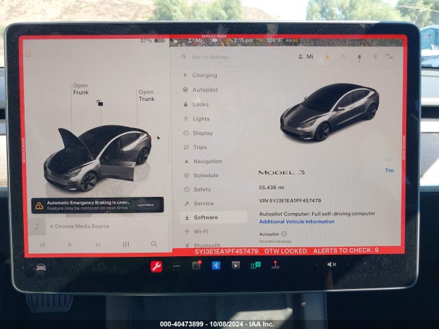 2023 TESLA MODEL 3 5YJ3E1EA1PF457479 Photo 6