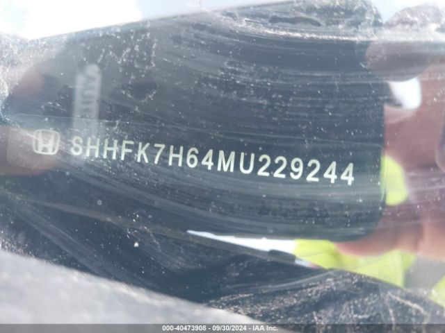 SHHFK7H64MU229244 Honda CIVIC EX