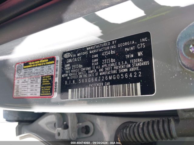 5XXG64J26MG056422 KIA K5 Gt-line