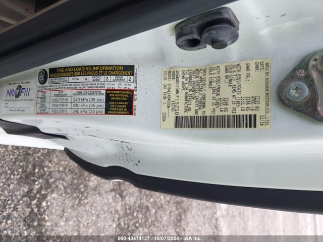 Nissan Frontier Sv-i4 2017 1N6BD0CT3HN715210 Image 9