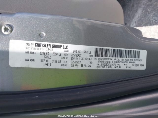 2C4RDGBG4ER274278 Dodge Grand Caravan American Value Pkg