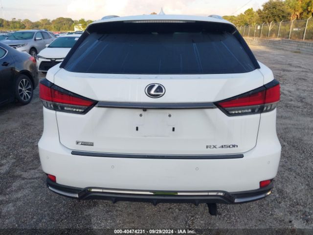 2T2YGMDA8LC051440 Lexus Rx 450h F Sport Performance