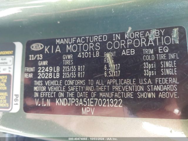KNDJP3A51E7021322 KIA SOUL +