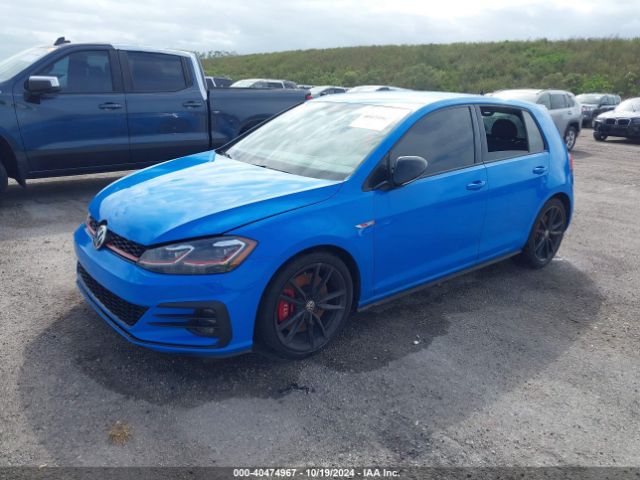 3VW6T7AU3KM013589 Volkswagen Golf Gti 2.0t Autobahn/2.0t Rabbit Edition/2.0t S/2.0t Se