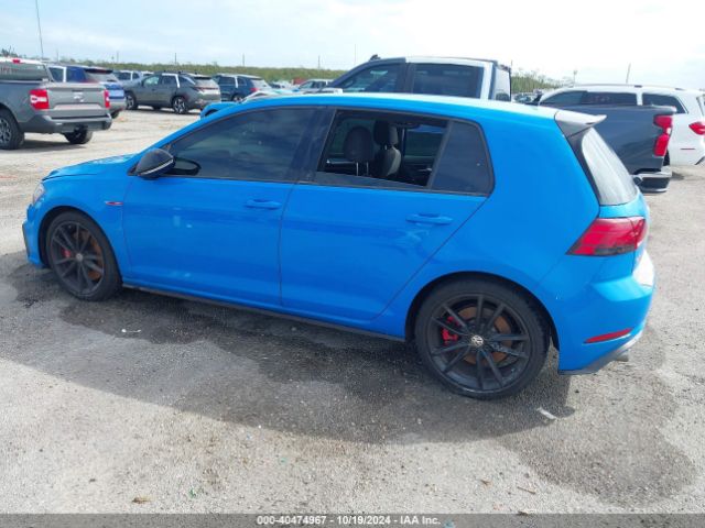 3VW6T7AU3KM013589 Volkswagen Golf Gti 2.0t Autobahn/2.0t Rabbit Edition/2.0t S/2.0t Se