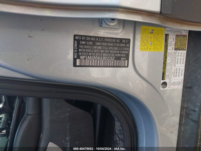 2018 PORSCHE MACAN WP1AA2A54JLB02262 Photo 8