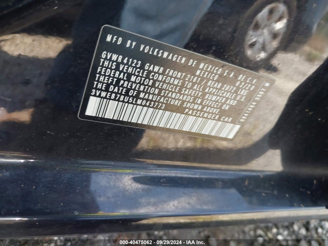 3VWEB7BU5LM043773 Volkswagen Jetta 1.4t Sel
