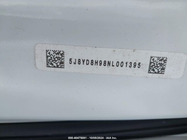5J8YD8H98NL001395 Acura MDX TYPE S