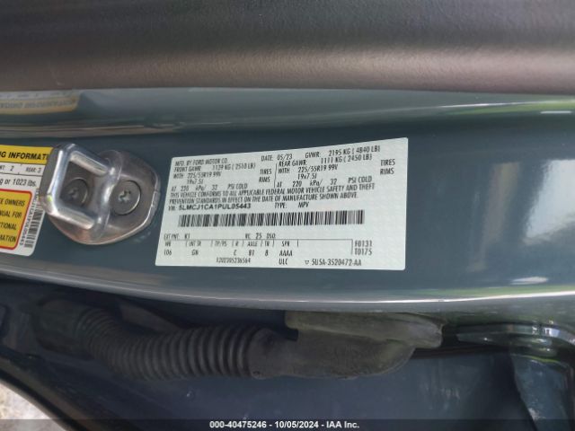 5LMCJ1CA1PUL05443 Lincoln Corsair Standard