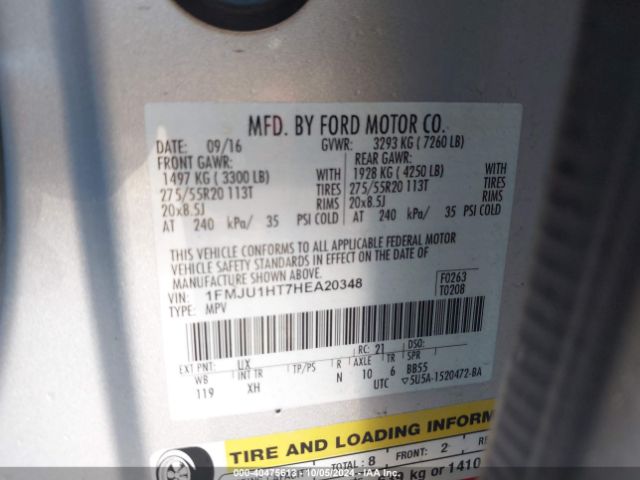 1FMJU1HT7HEA20348 Ford Expedition Xlt