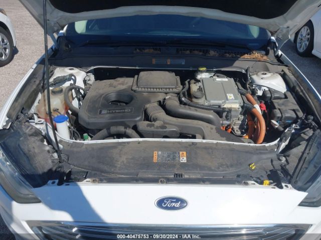 3FA6P0LU5JR156448 Ford Fusion Hybrid Se