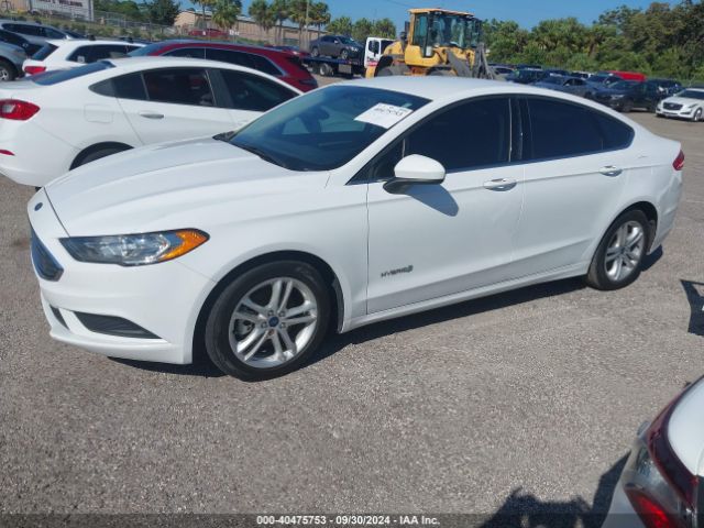 3FA6P0LU5JR156448 Ford Fusion Hybrid Se