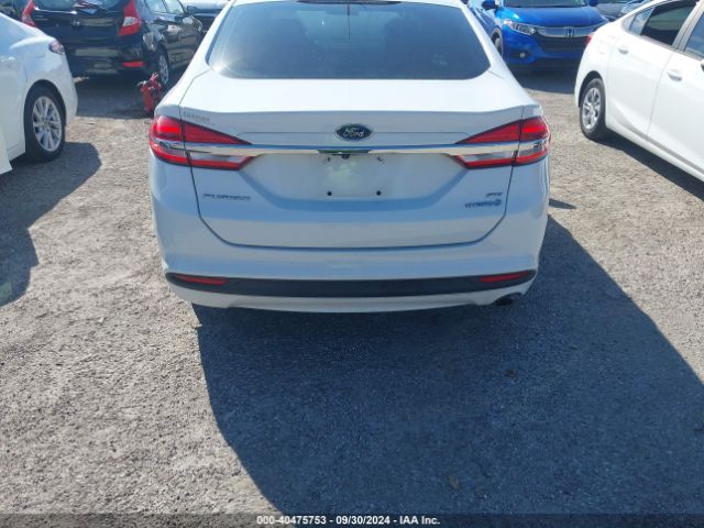 3FA6P0LU5JR156448 Ford Fusion Hybrid Se