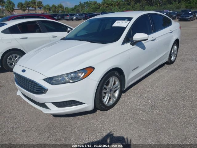 3FA6P0LU5JR156448 Ford Fusion Hybrid Se