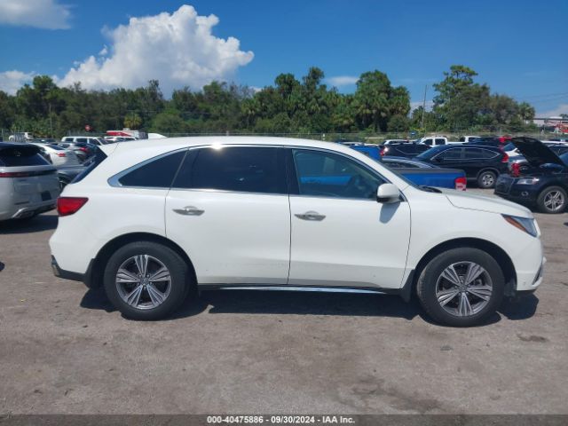 5J8YD3H39KL010262 Acura Mdx Standard