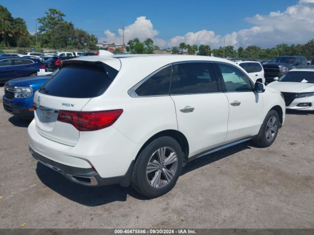 5J8YD3H39KL010262 Acura Mdx Standard