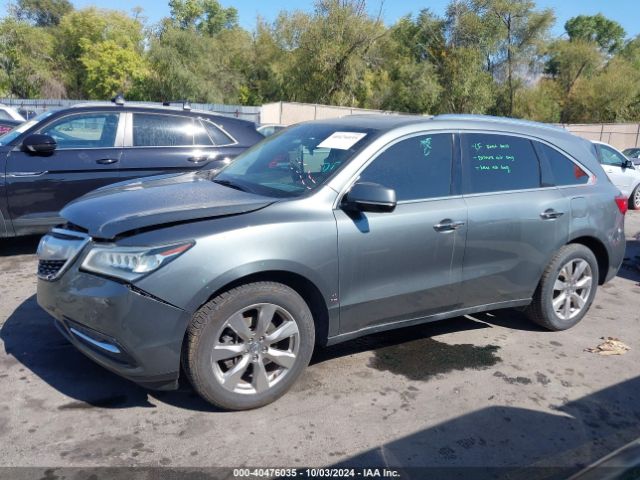 5FRYD4H8XFB007328 Acura Mdx Advance Pkg W/entertainment Pkg