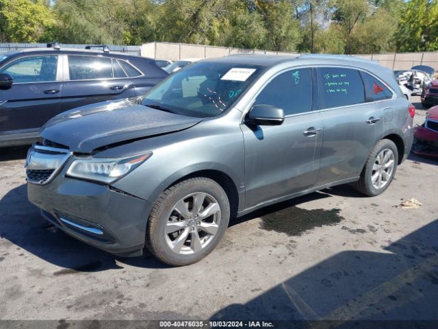 5FRYD4H8XFB007328 Acura Mdx Advance Pkg W/entertainment Pkg