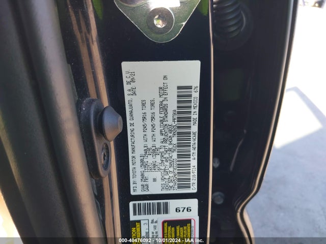 Toyota Tacoma Sr5 2021 3TYAX5GN6MT033333 Image 9