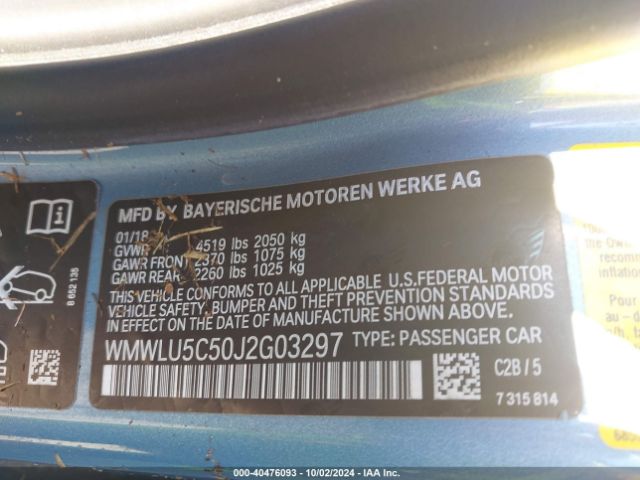 WMWLU5C50J2G03297 Mini Clubman Cooper S
