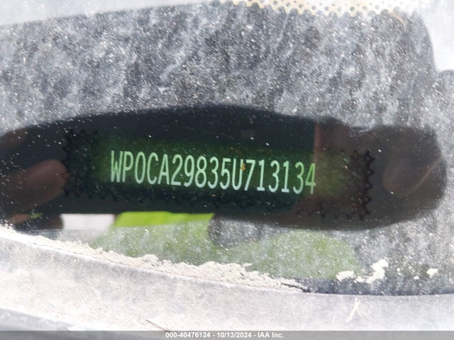 2005 PORSCHE BOXSTER WP0CA29835U713134 Photo 8