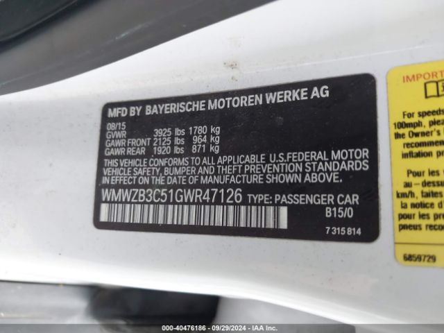 WMWZB3C51GWR47126 Mini Countryman Cooper