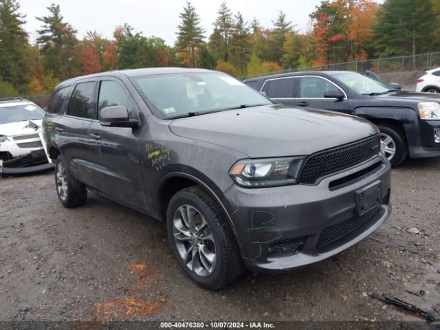 1C4RDJDG5KC780619 Dodge Durango Gt Plus Awd