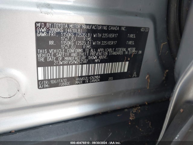 Toyota Rav4 Xle 2023 2T3W1RFV5PW252587 Image 9
